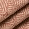 Coral Geometric Woven Pattern Upholstery Fabric by The Yard - SKU: Graves Rosebud